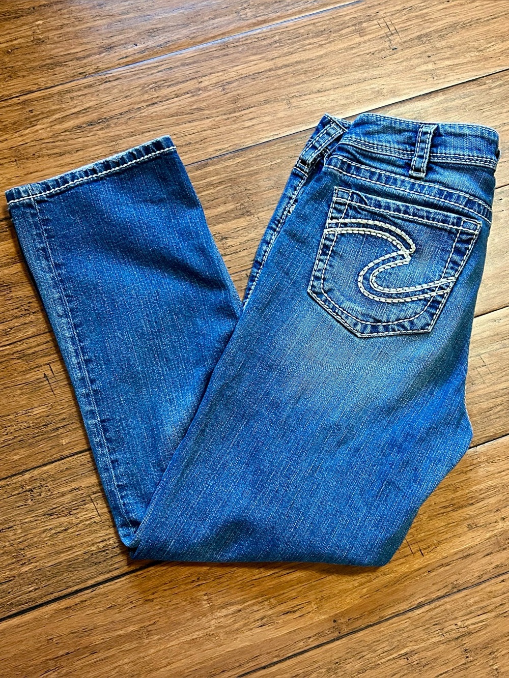 Silver Jeans NATSUKI CAPRI Mid Rise Stretch, 31